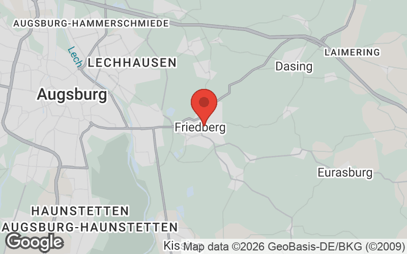 Karte von Friedberg (Hessen)