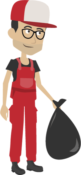 Platzschaffer Mitarbeiter beantwortet häufige Fragen zur Entrümpelung